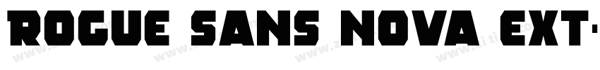 rogue sans nova ext字体转换